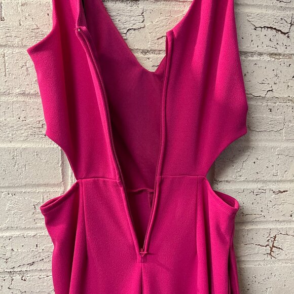 Crystal Sky Hot Pink Cutout Jumpsuit - XS - Barbiecore Chic ๐๐ฅ - Picture 8 of 10